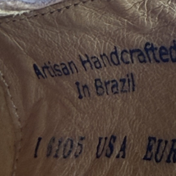 Charlie 1 Horse Mules 7 Brown Leather Distressed Slip On Western Shoes 37.5 - Picture 11 of 12